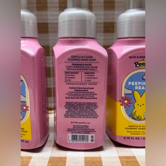 NEW B&BW x PEEPS Marshmallow (3) Foaming Hand Soaps - Picture 4 of 4